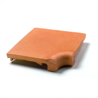 Skånsk Natural Terracotta Klinker Indre Hjørne Orange Matt 33x33 cm-2